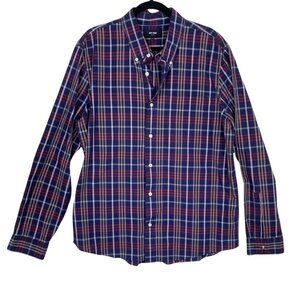 Jack Spade Blue & Red Striped Casual Button Down- XXL